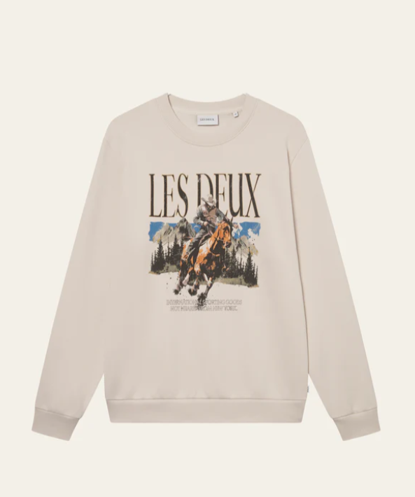 Sudadera Cole Cowboy ajuste holgado marfíl